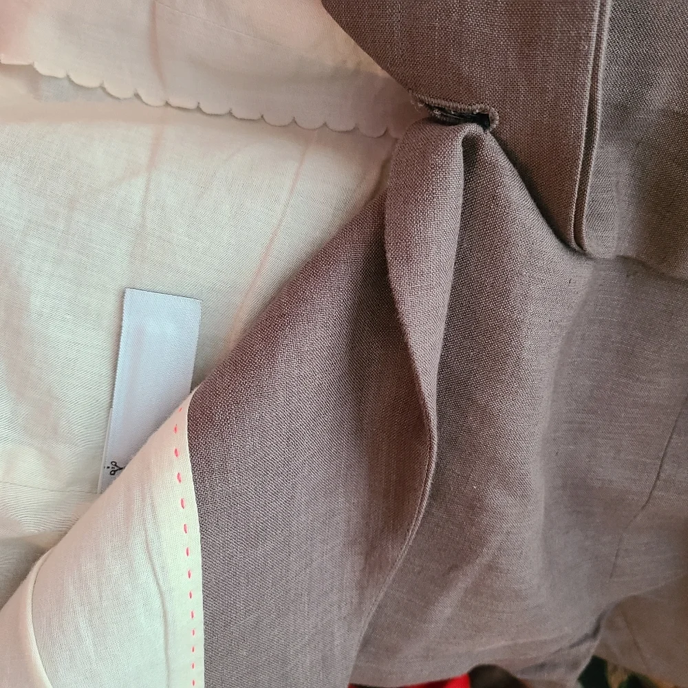 J. Crew Tailored Maybelle Linen Jacket Size 10 - Picture 6 of 6